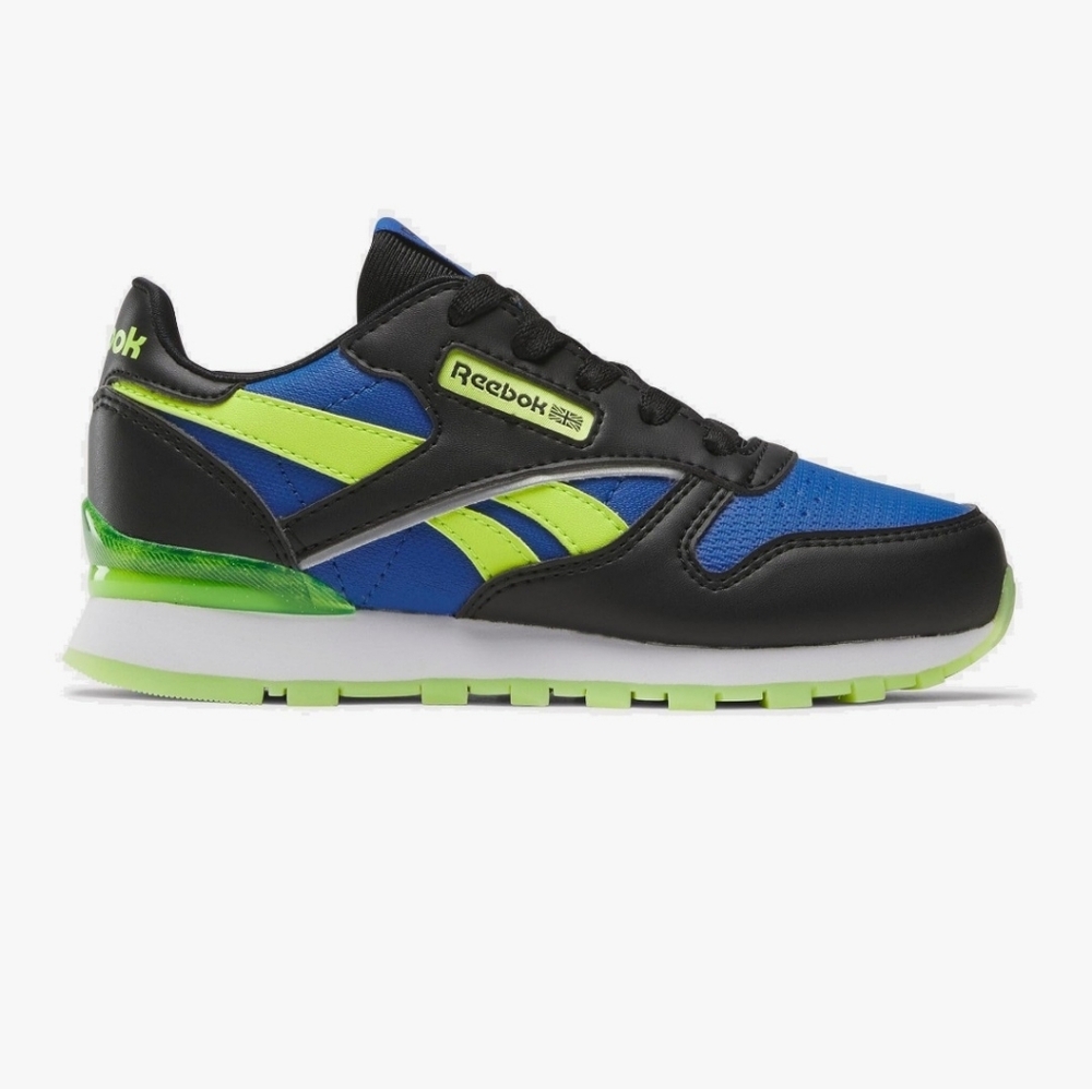 Reebok Unisex-Child Classic Leather Step N Flash Light Up Sneaker 13